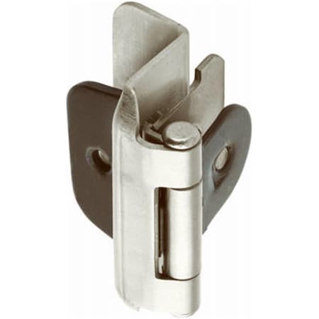 Amerock BP8704G10 Overlay Double Demountable Hinge, Satin Nickel - .5 in, 2PK 118852